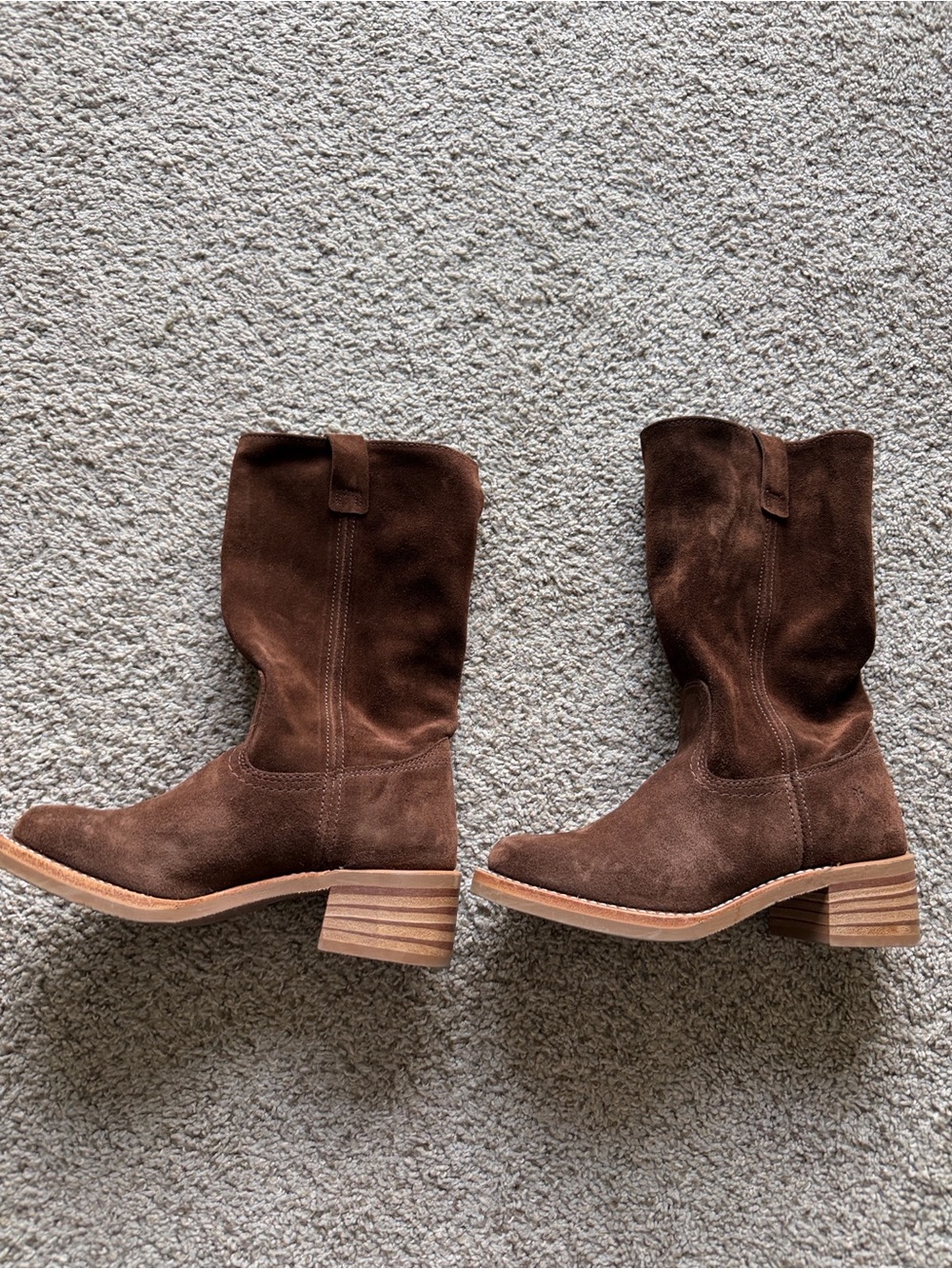 NWOT FRYE Campus 12R Suede Mid-Calf Boots 🔥 rare size 🔥